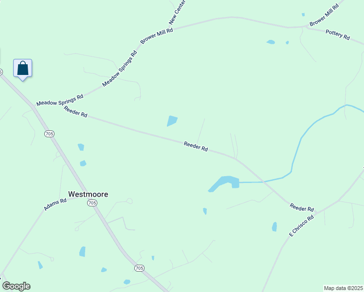 map of restaurants, bars, coffee shops, grocery stores, and more near 499 Reeder Road in Seagrove