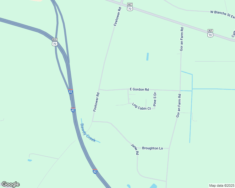 map of restaurants, bars, coffee shops, grocery stores, and more near 399 East Gordon Road in Selma