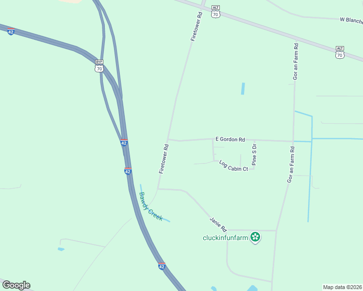 map of restaurants, bars, coffee shops, grocery stores, and more near 358 Log Cabin Court in Selma