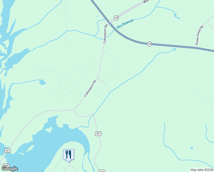 map of restaurants, bars, coffee shops, grocery stores, and more near 6029 Cottonport Road in Decatur