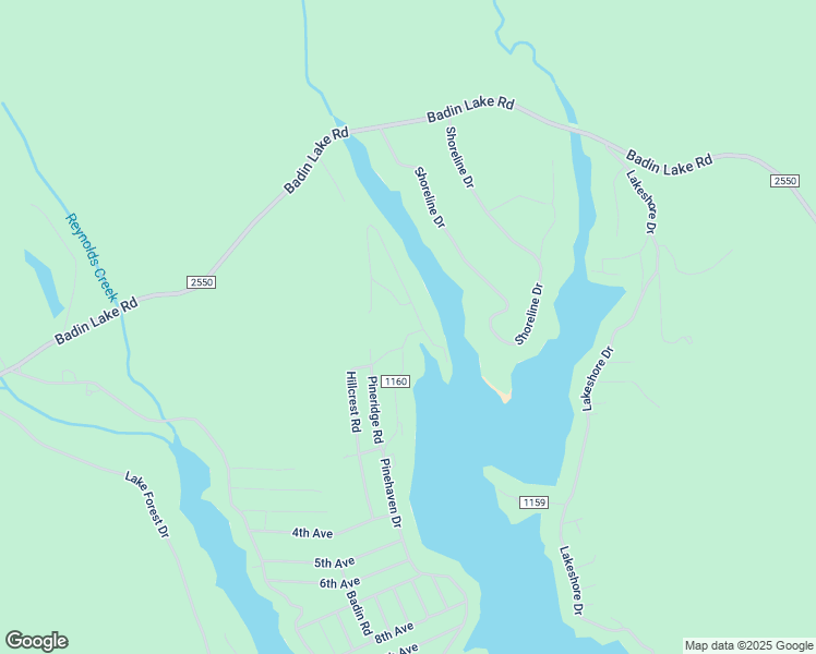 map of restaurants, bars, coffee shops, grocery stores, and more near 3521 Pinehaven Drive in New London