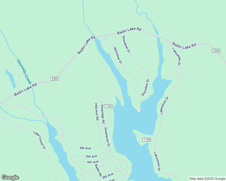 map of restaurants, bars, coffee shops, grocery stores, and more near 3521 Pinehaven Drive in New London