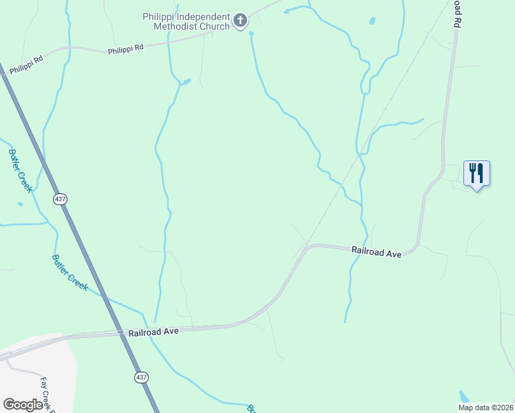 map of restaurants, bars, coffee shops, grocery stores, and more near 775 Louisville and Nashville Railroad in Wartrace