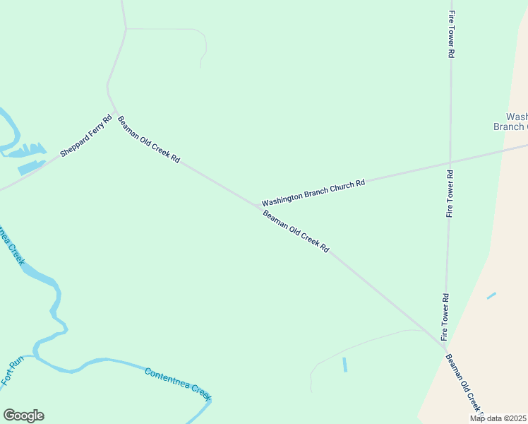 map of restaurants, bars, coffee shops, grocery stores, and more near Beaman Old Creek Road in Greene County
