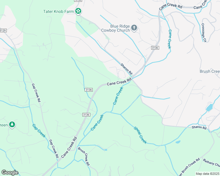 map of restaurants, bars, coffee shops, grocery stores, and more near 3011 Cane Creek Road in Fairview