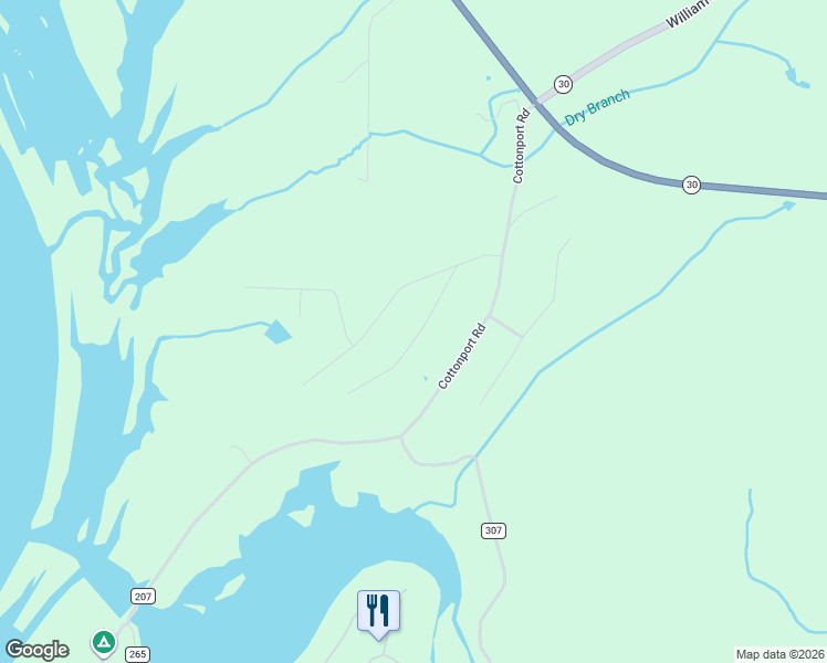 map of restaurants, bars, coffee shops, grocery stores, and more near 6029 Cottonport Road in Decatur