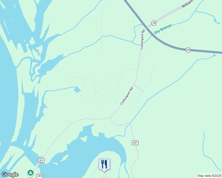 map of restaurants, bars, coffee shops, grocery stores, and more near 6029 Cottonport Road in Decatur