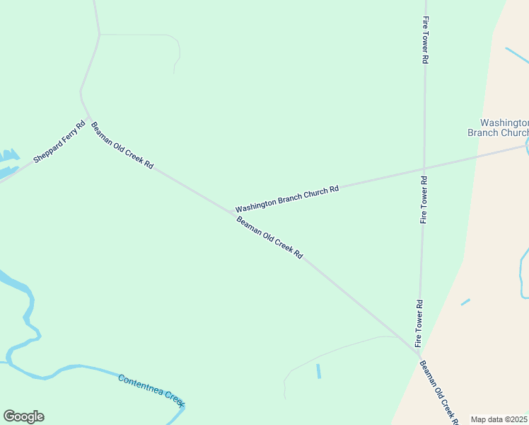 map of restaurants, bars, coffee shops, grocery stores, and more near 1725 Washington Branch Church Road in Walstonburg