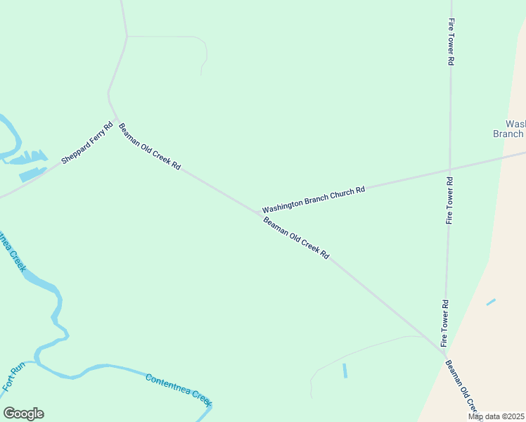 map of restaurants, bars, coffee shops, grocery stores, and more near Washington Branch Church Road in Walstonburg