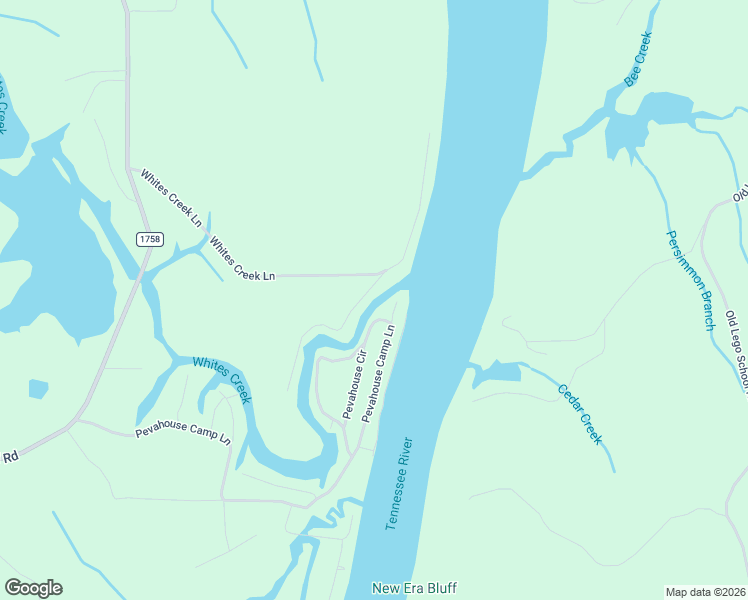 map of restaurants, bars, coffee shops, grocery stores, and more near 55 Creekside View Ln in Decaturville