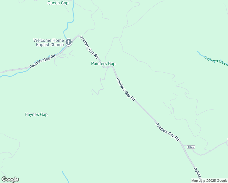 map of restaurants, bars, coffee shops, grocery stores, and more near 3207 Painters Gap Road in Union Mills