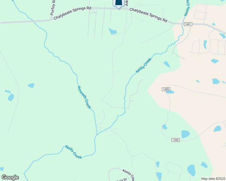 map of restaurants, bars, coffee shops, grocery stores, and more near 691 Cross Link Drive in Angier