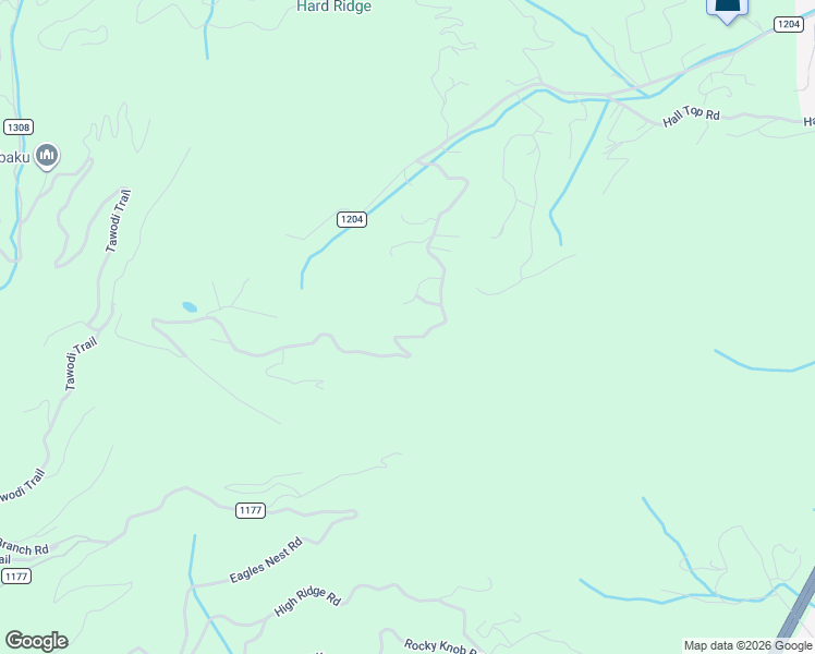 map of restaurants, bars, coffee shops, grocery stores, and more near 594 Apple Creek Road in Waynesville