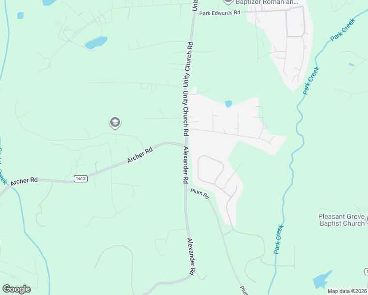 map of restaurants, bars, coffee shops, grocery stores, and more near 6677 Alexander Road in Kannapolis