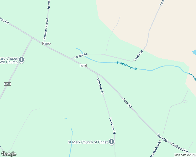 map of restaurants, bars, coffee shops, grocery stores, and more near 948-958 Lanetown Road in Stantonsburg