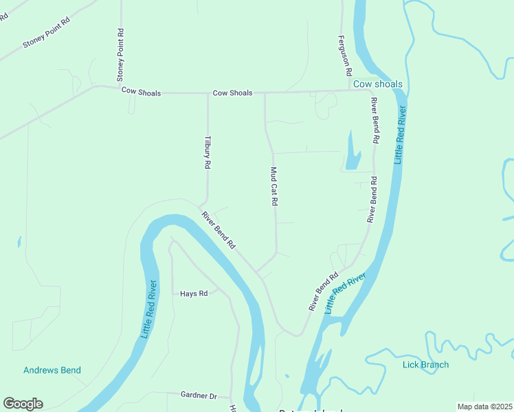 map of restaurants, bars, coffee shops, grocery stores, and more near 224 Mud Cat Road in Heber Springs