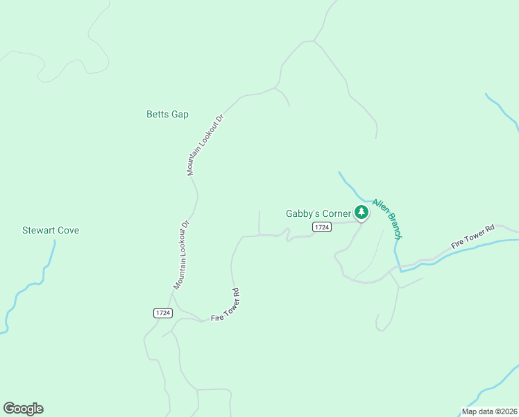 map of restaurants, bars, coffee shops, grocery stores, and more near 120 Sunrise Lane in Bostic