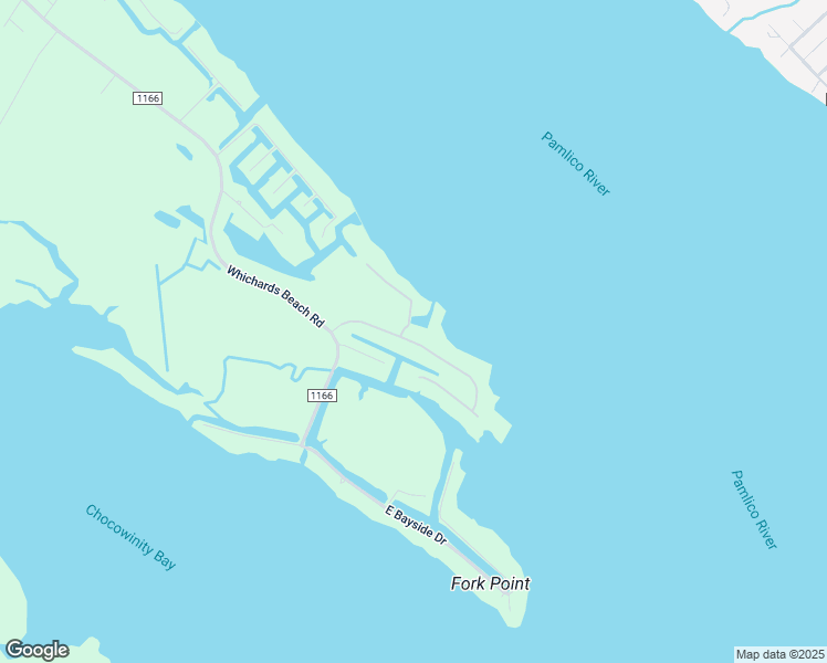map of restaurants, bars, coffee shops, grocery stores, and more near 127 Whichards Lane in Chocowinity
