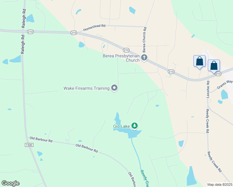 map of restaurants, bars, coffee shops, grocery stores, and more near 142 Apple Grove Lane in Four Oaks