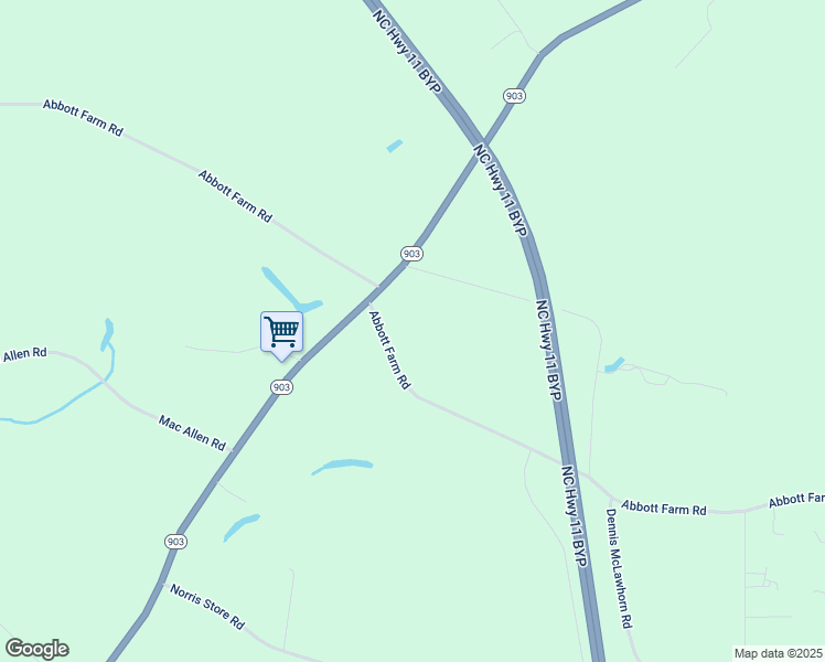 map of restaurants, bars, coffee shops, grocery stores, and more near 904 Abbott Farm Road in Ayden