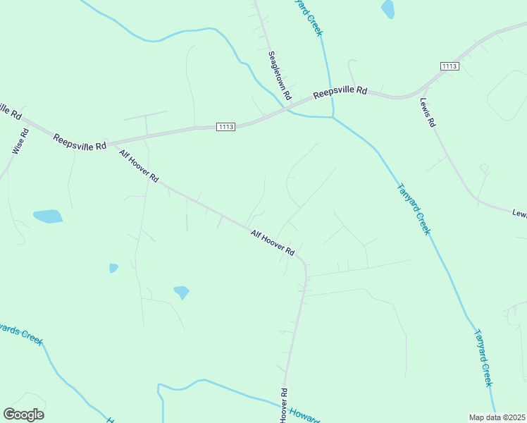 map of restaurants, bars, coffee shops, grocery stores, and more near 1250 Alf Hoover Road in Vale