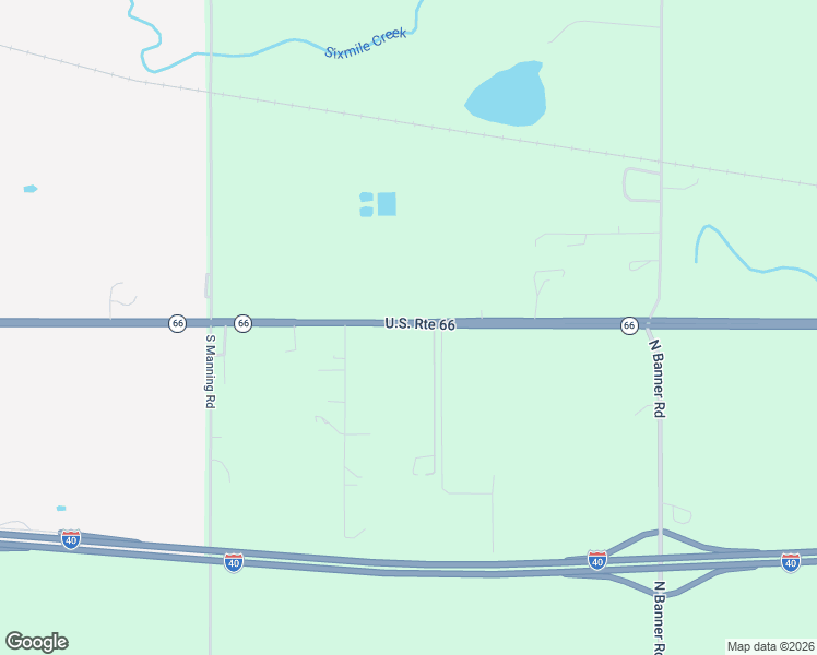 map of restaurants, bars, coffee shops, grocery stores, and more near 8834 Oklahoma 66 in El Reno