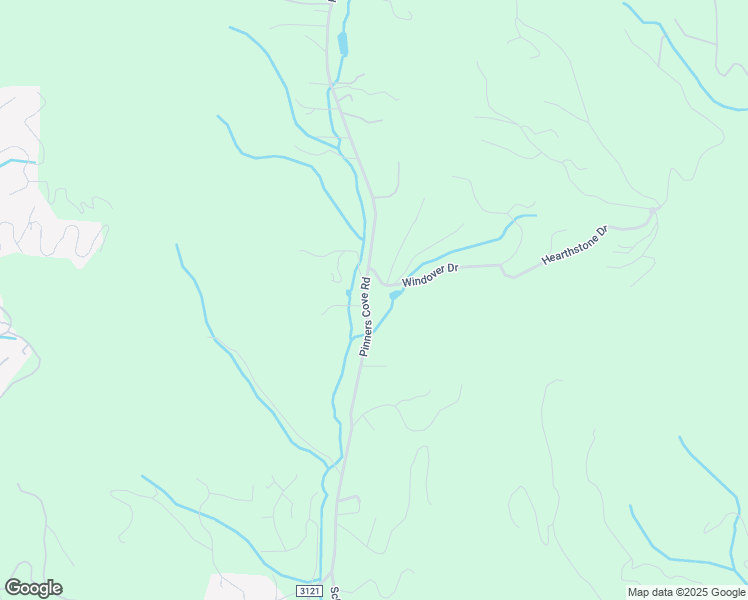 map of restaurants, bars, coffee shops, grocery stores, and more near 265 Pinners Cove Road in Asheville