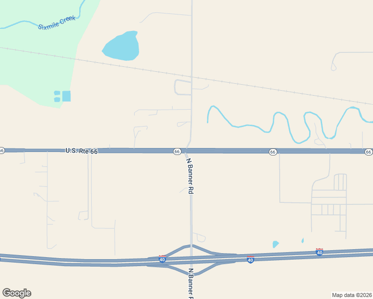 map of restaurants, bars, coffee shops, grocery stores, and more near 2455 North Banner Road in El Reno