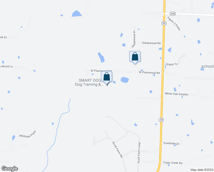 map of restaurants, bars, coffee shops, grocery stores, and more near 347 West Plumwood Road in Van Buren