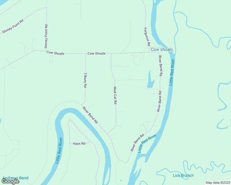 map of restaurants, bars, coffee shops, grocery stores, and more near 224 Mud Cat Road in Heber Springs