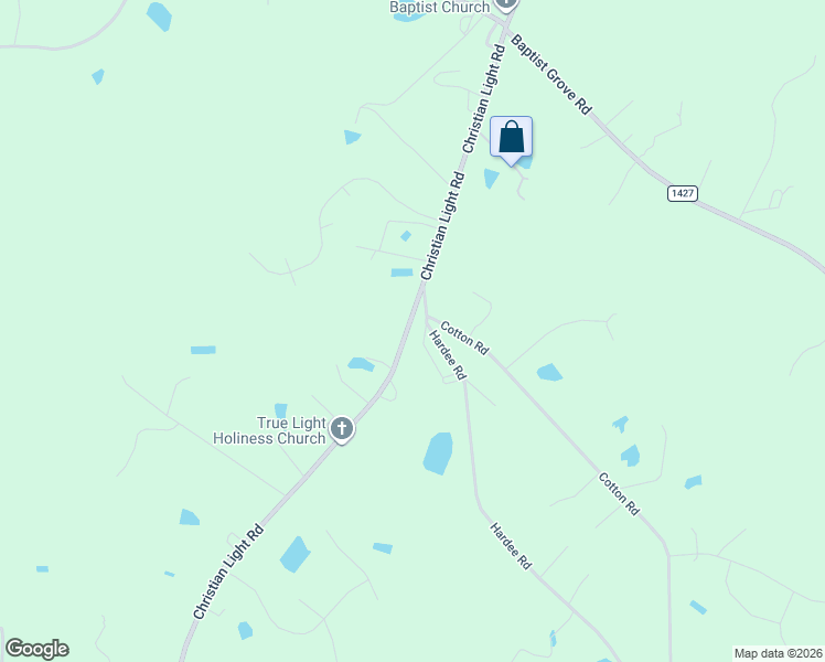 map of restaurants, bars, coffee shops, grocery stores, and more near 1527 Hardee Road in Fuquay-Varina