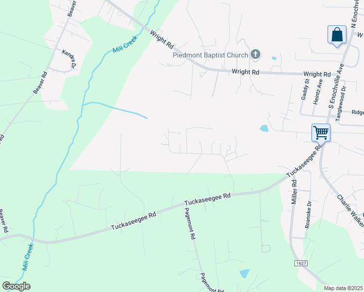 map of restaurants, bars, coffee shops, grocery stores, and more near 323 Sunny Ridge Lane in Kannapolis