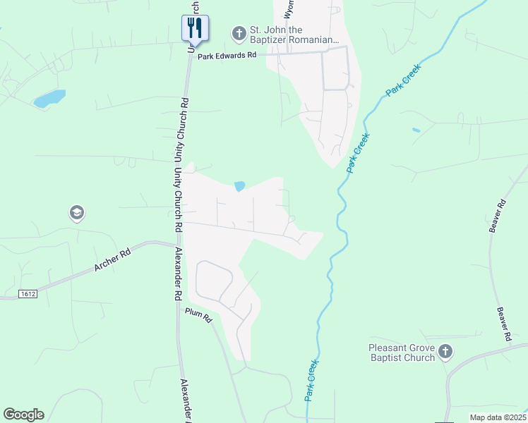 map of restaurants, bars, coffee shops, grocery stores, and more near 1015 Westchester Drive in Kannapolis