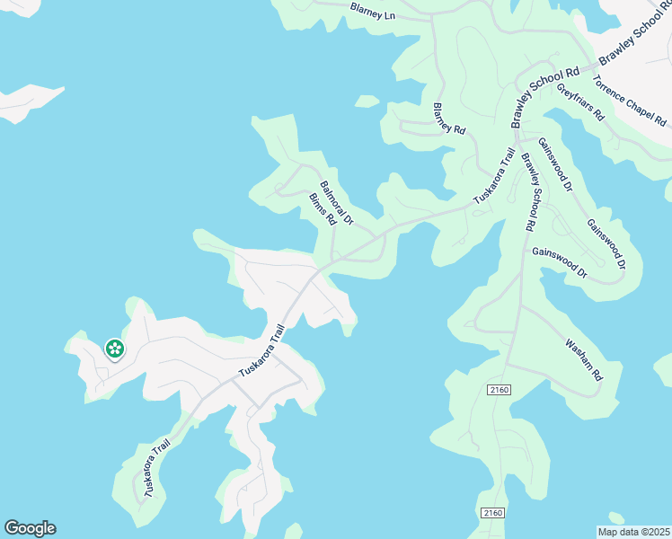 map of restaurants, bars, coffee shops, grocery stores, and more near 265 Tuskarora Trail in Mooresville