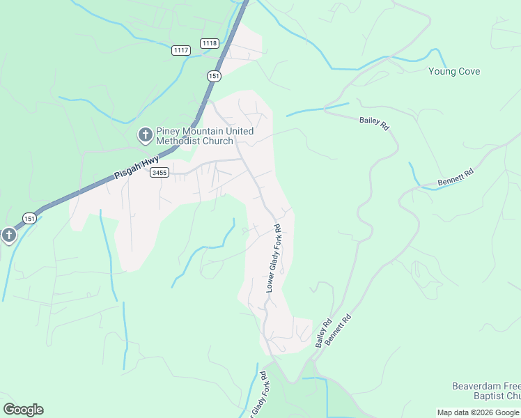 map of restaurants, bars, coffee shops, grocery stores, and more near 92 Lower Glady Fork Road in Candler
