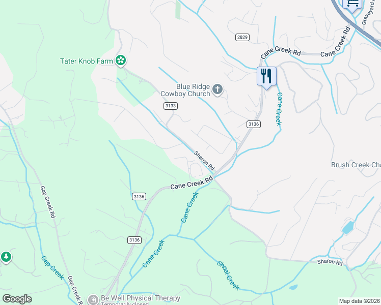 map of restaurants, bars, coffee shops, grocery stores, and more near 234 Sharon Road in Fairview