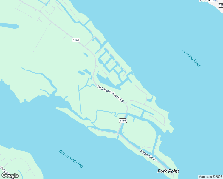 map of restaurants, bars, coffee shops, grocery stores, and more near 62 Portside II D Drive in Chocowinity