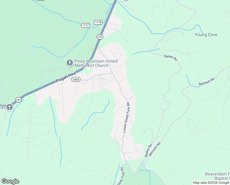map of restaurants, bars, coffee shops, grocery stores, and more near 92 Lower Glady Fork Road in Candler