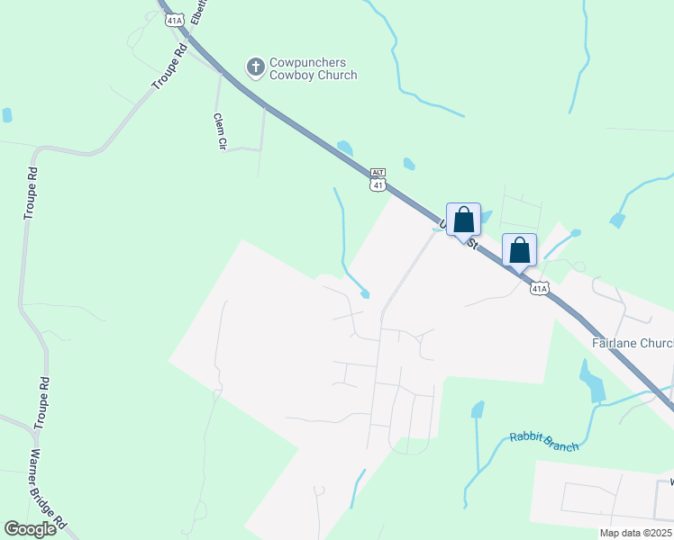 map of restaurants, bars, coffee shops, grocery stores, and more near 203 Rochester Drive in Shelbyville