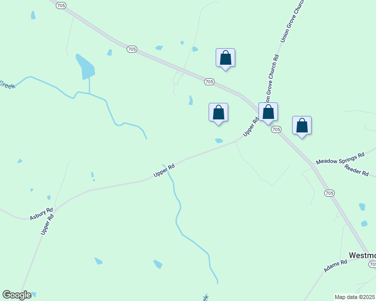 map of restaurants, bars, coffee shops, grocery stores, and more near 320 Upper Road in Seagrove