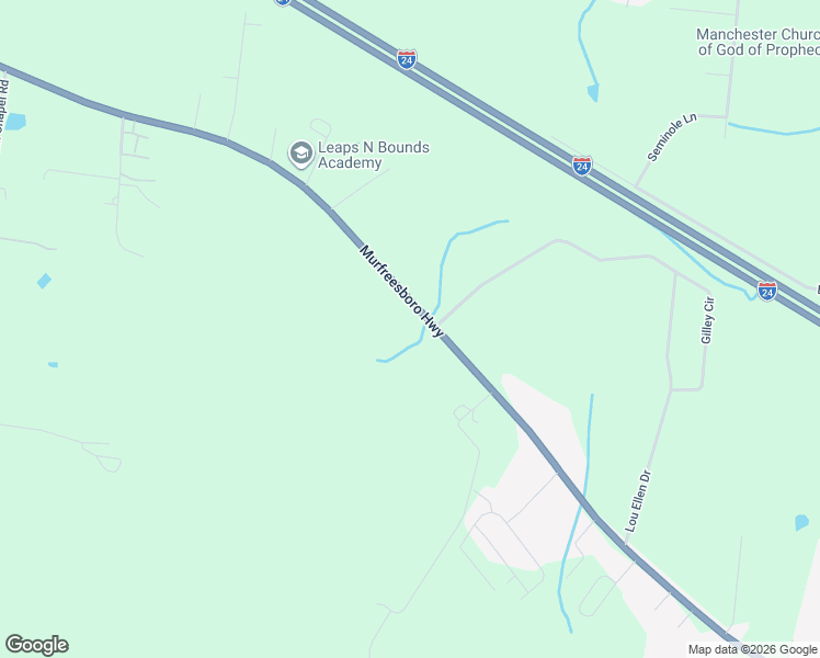 map of restaurants, bars, coffee shops, grocery stores, and more near 3403 Murfreesboro Highway in Manchester