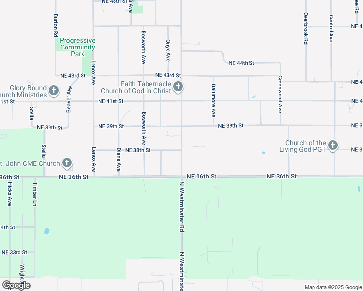 map of restaurants, bars, coffee shops, grocery stores, and more near North Westminster Road in Choctaw