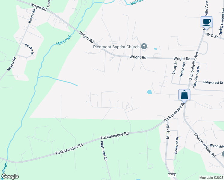 map of restaurants, bars, coffee shops, grocery stores, and more near 323 Sunny Ridge Lane in Kannapolis