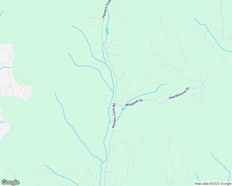 map of restaurants, bars, coffee shops, grocery stores, and more near 260 Pinners Cove Road in Asheville