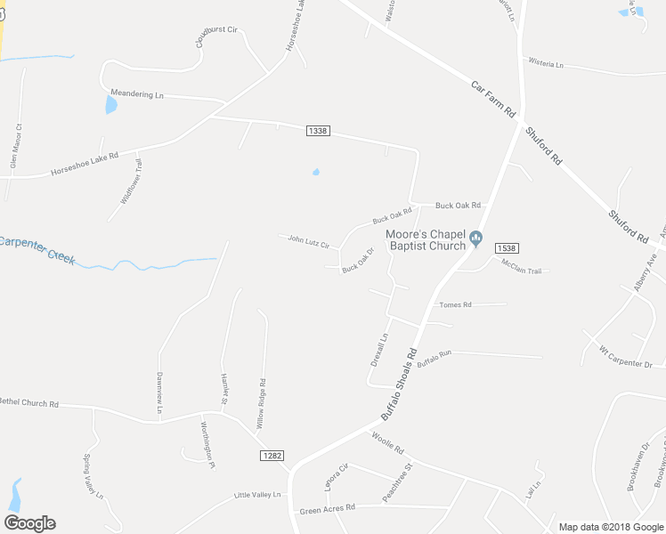 map of restaurants, bars, coffee shops, grocery stores, and more near 1482 Poorboy Lane in Lincolnton