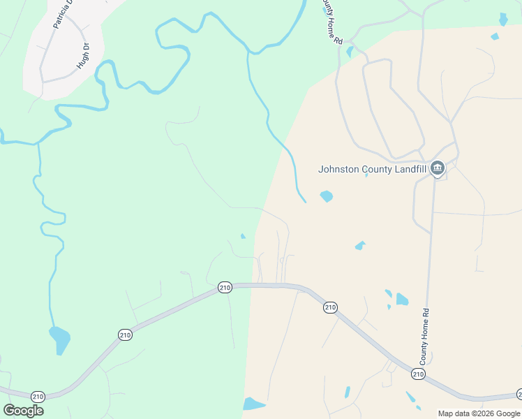 map of restaurants, bars, coffee shops, grocery stores, and more near 296 Lake Magnolia Way in Smithfield