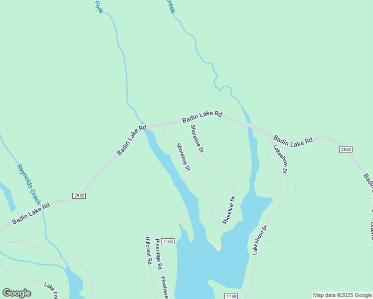 map of restaurants, bars, coffee shops, grocery stores, and more near 265 Shoreline Drive in New London