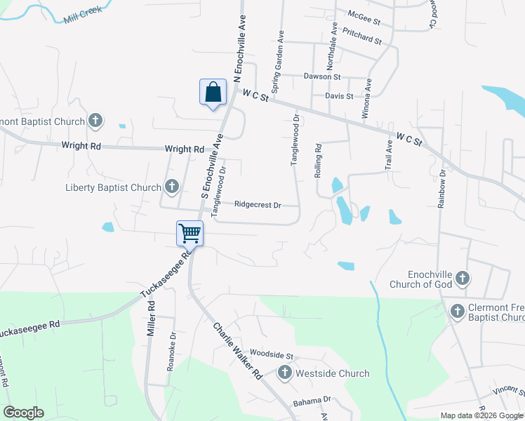 map of restaurants, bars, coffee shops, grocery stores, and more near 211 Ridgecrest Drive in Kannapolis