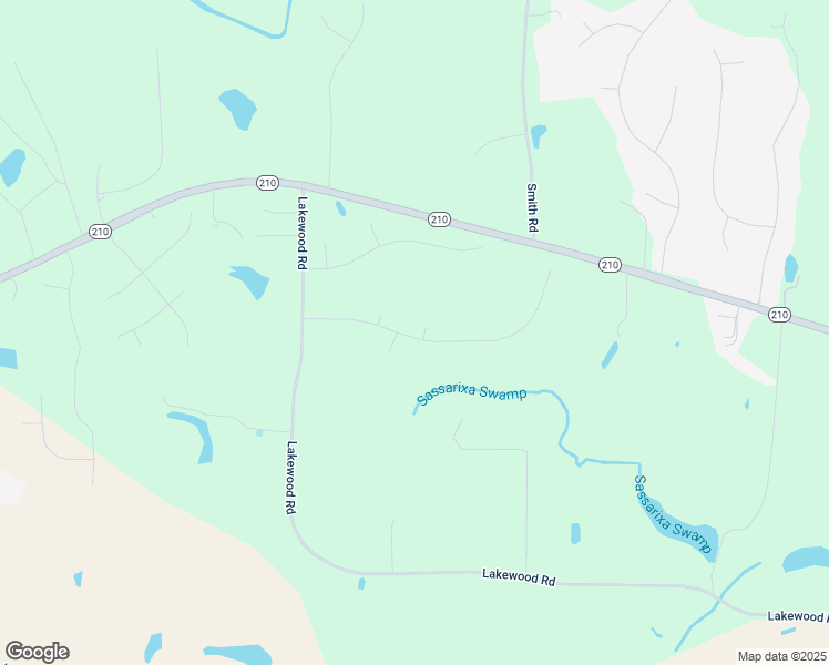 map of restaurants, bars, coffee shops, grocery stores, and more near 257 Wood Valley Drive in Four Oaks