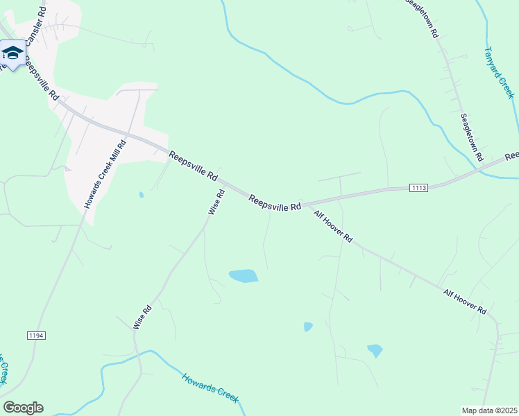 map of restaurants, bars, coffee shops, grocery stores, and more near 5539 Reepsville Road in Vale
